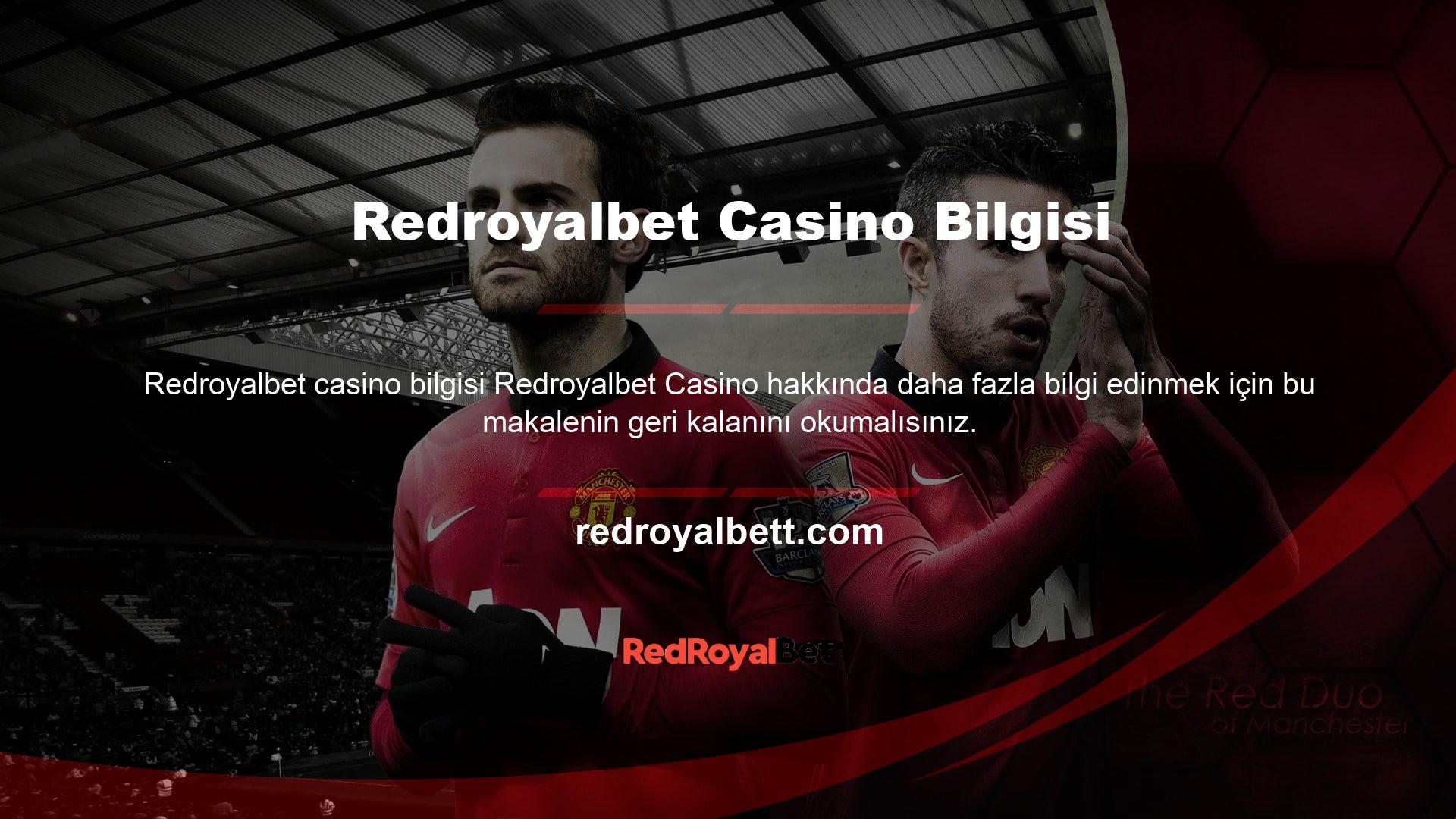 Poker, rulet, slot oyunları, masa oyunları, tombala, kazı kazan kartları ve daha fazlası, Redroyalbet ile çok çeşitli seçeneklerle oynanabilir