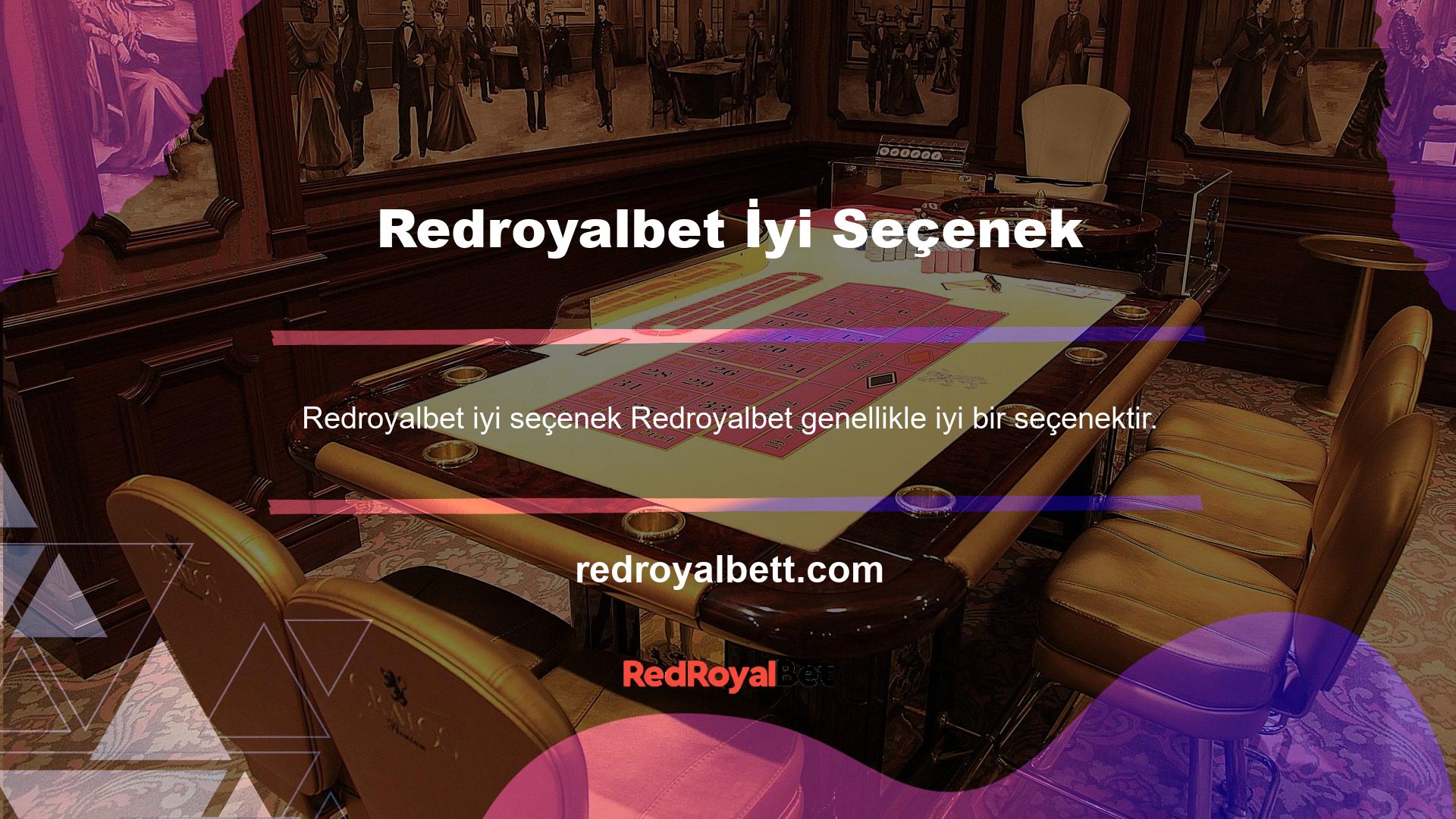 Redroyalbet ayrıca kullanıcılarını para kazanma şansını artıran gelişmiş seçeneklerle tanıttı